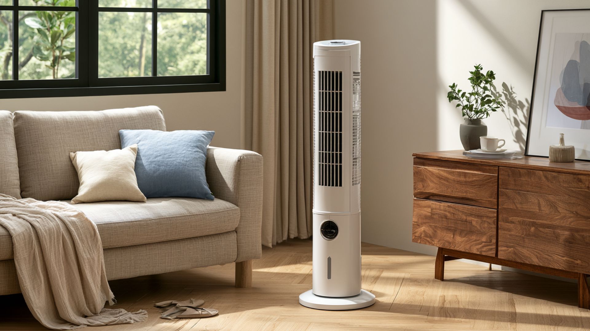 Brandson Turmventilator mit Wasserkühlung Review: Leiser Luftkühler im Turmdesign?