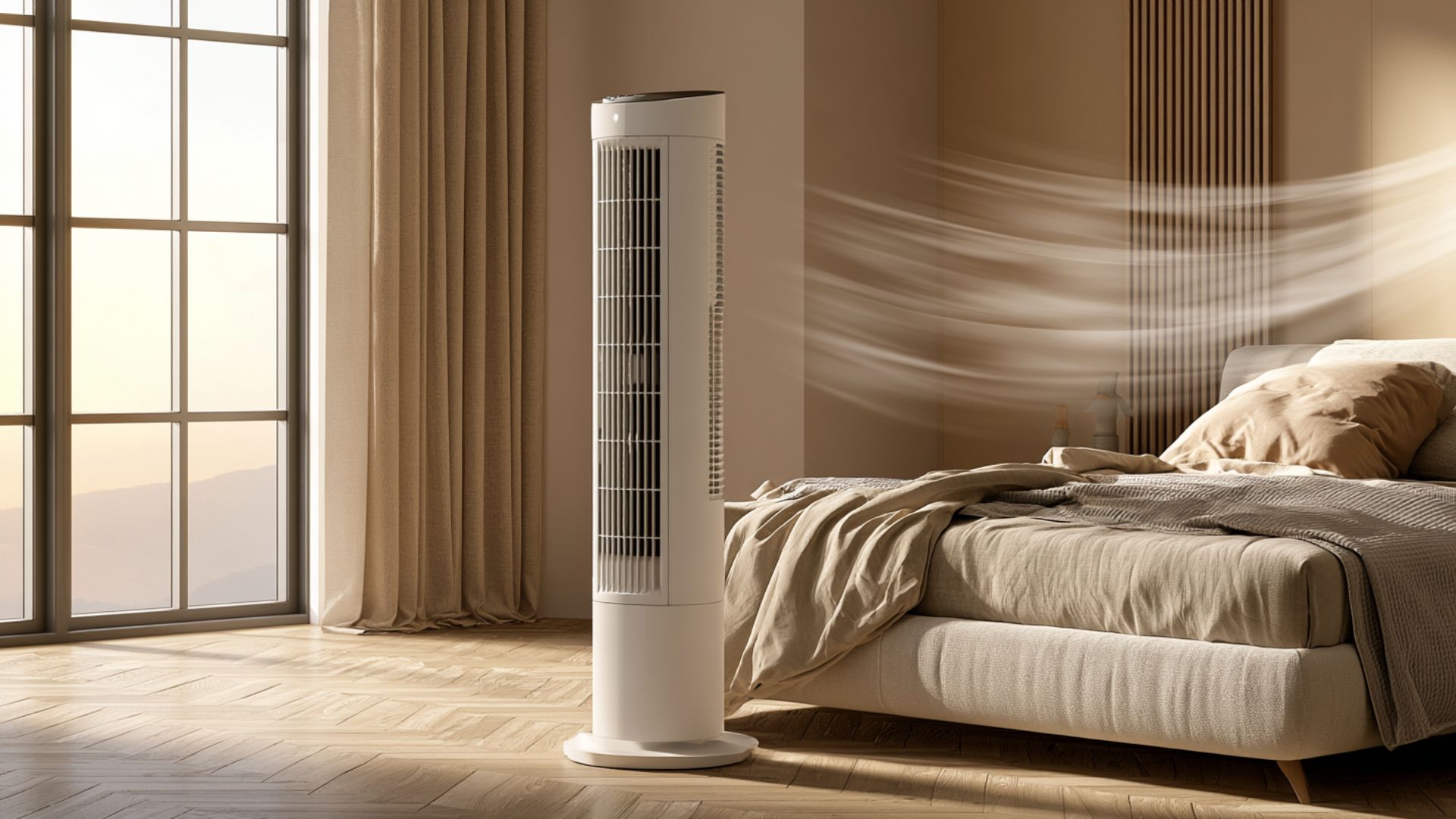 Turmventilator gegen Hitze im Schlafzimmer: Worauf es wirklich ankommt